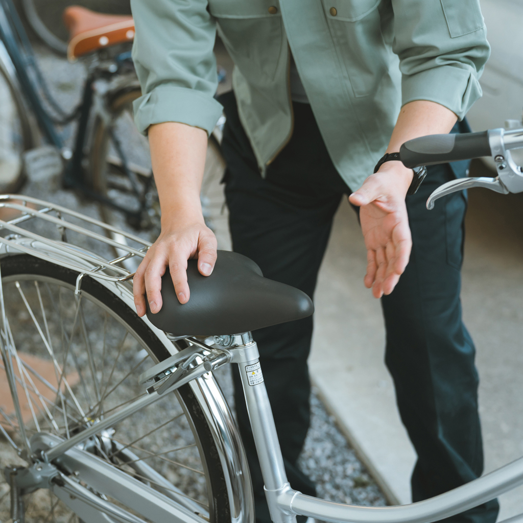 立ち会いなしで修理する自転車